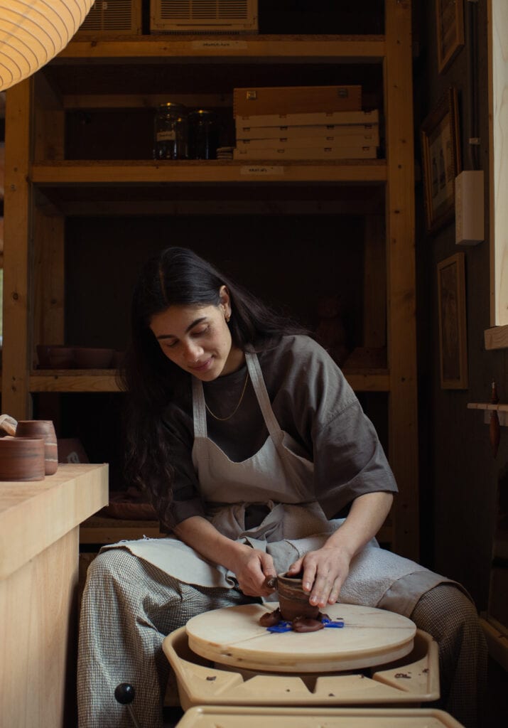 Keramiek en pottenbakken in het atelier van Moddr op de Veluwe